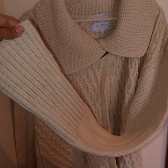 100%Wool Peregrine Womens sweater.Made In England.Cottage Core. Grandma chic - Picture 4 of 4